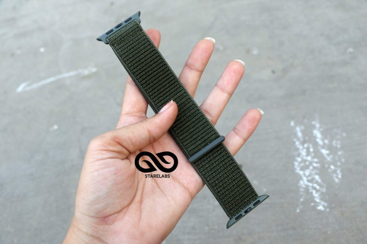 apple dark olive sport loop