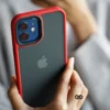 Red Drop Proof Sleek Matte Case for iPhone 12