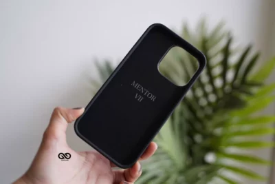 Chequered Leather Case with Card Slot 88 Chequered Leather Case with Card Slot