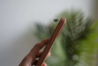 Chequered Leather Case with Card Slot 95 Chequered Leather Case with Card Slot