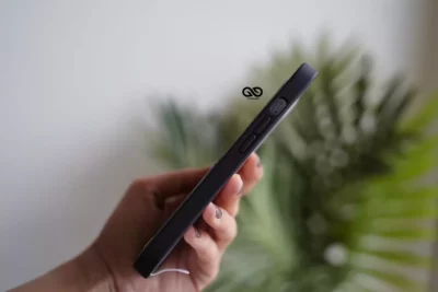 Chequered Leather Case with Card Slot 97 Chequered Leather Case with Card Slot