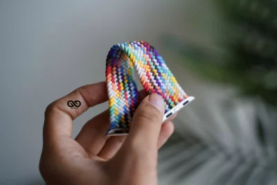 Braided Solo Loop For Apple Watch 42MM 41MM 40MM Series 4 5 6 7 8 9 10 SE SE 2 Gen