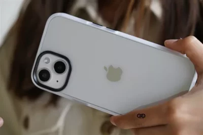 Frosted White Drop Proof Transparent Sleek Case For iPhone 13