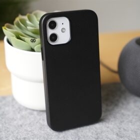 Grainy Textured Vegan Leather Case for iPhone 12