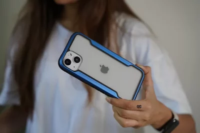 Blue Tactical Defense Case For iPhone 14