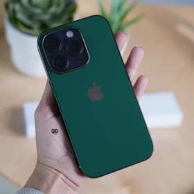 Alpine Green Glass Finish Soft case for iPhone 14 Pro