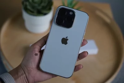 White Glass Finish Soft case for iPhone 14 Pro