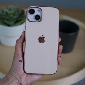 Rose Gold Finish Soft case for iPhone 14
